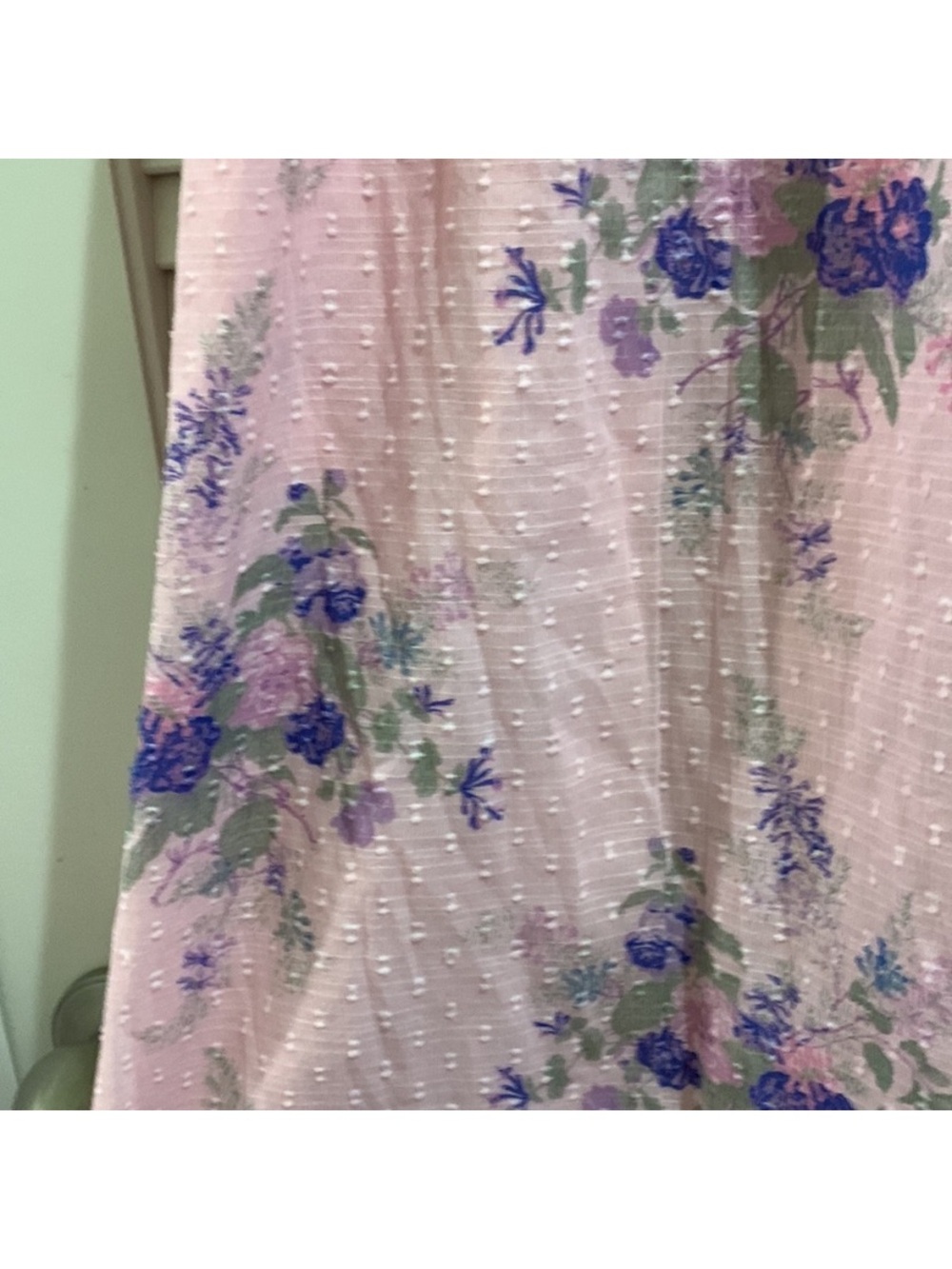 Loveshackfancy Pink Floral Cottagecore Falune Cotton Maxi Drop Waist Skirt XXL - Picture 11 of 15